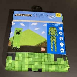 Minecraft set biancheria intima calda 2 pz ragazzi Cuddl Duds ClimateRight taglia M 8/10 NUOVO - Foto 1 di 9