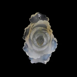 Hand Carved Peony Pendant Bead GK999069 - Picture 1 of 4