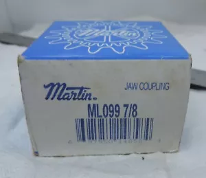 MARTIN ML099 7/8" Jaw Coupling 7/8" ID ML USA - Picture 1 of 2