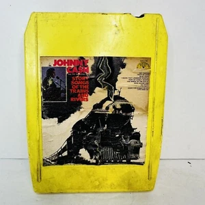 Johnny Cash And The Tennessee Two story songs of the trains and rivers 8 Track - Picture 1 of 2