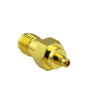 MMCX Male Plug to RP-SMA Female jack straight RF Coaxial adapter connector - Zdjęcie 1 z 3