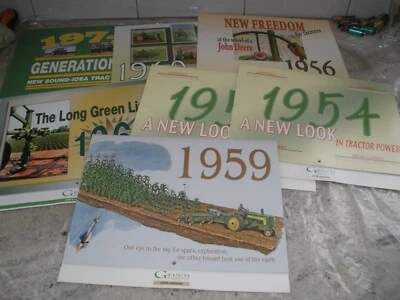 LOT OF 7 JOHN DEERE GREEN MAGAZINE REPRO CALENDARS UNUSED 2010-2020 JOHN DEERE - Image 1 of 4