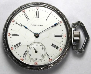 1906 Waltham Grade 625 16s 17j Side-Wind Pocket Watch - Parts/Repair - Picture 1 of 4