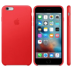 Authentique Officiel Apple IPHONE 6 Plus/6S Plus Cuir Étui - (Produit) Rouge - Photo 1 sur 10