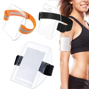 Pvc-Ausweishalter Mit Elastischem Armband Und Kartenhalter• / - Photo 1/23