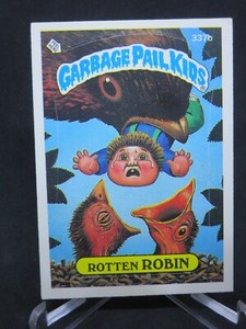 1987 Garbage Pail Kids OS9 #337b Rotten Robin Decent Shape KL