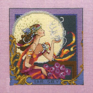 Cross Stitch Chart / Pattern ~ Mirabilia Silver Moon Tea #MD119 - Picture 1 of 4