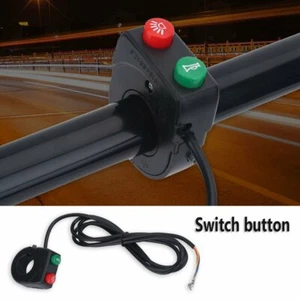 7/8'' Motorcycle Horn Headlight Switch Control Button for Electric Bike Scooter - Picture 1 of 8