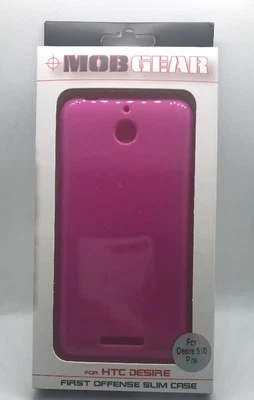 HTC Desire 510 Funda Suave Delgada Mob Gear Negra Foto 1 de 3