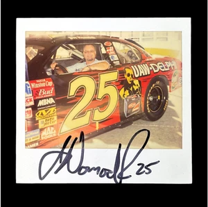 Joe Nemechek Autographed Poloroid Instamatic Photo Original Glossy - Picture 1 of 2