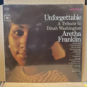 ARETHA FRANKLIN unforgettable LP SEALED columbia SOUL rare vinyl record - Picture 1 of 4