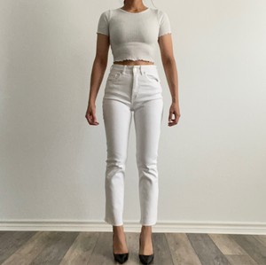 JEANS Z1975 HIGH RISE STRAIGHT - Blanco | ZARA España
