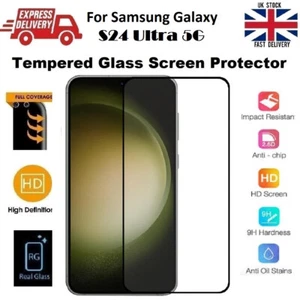 For Samsung Galaxy S24 Ultra 5G Bubble Free Tempered Glass Screen protector - Picture 1 of 8