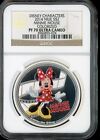 2014 Minnie Mouse Disney personnage coloré NIUE 2 dollars neuf PF 70