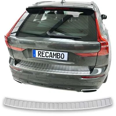 Protector de borde de carga acero inoxidable mate adecuado para Volvo XC60 II | BJ desde 2017> - Imagen 1 de 4