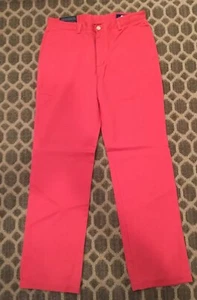 NWT Vineyard Vines Classic Fit Club Pant 33 x 32 Salmon Pink Coral Nantucket NEW - Picture 1 of 4