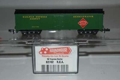 Frigorífico N Roundhouse 82702 Railway Express Agency 50' puerta única 1816 C18096 Foto 1 de 2