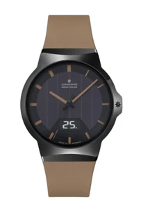 Junghans Force Mega Solar Date Window 40.4mm Rubber Band Watch 18/1001.00 - Picture 1 of 1