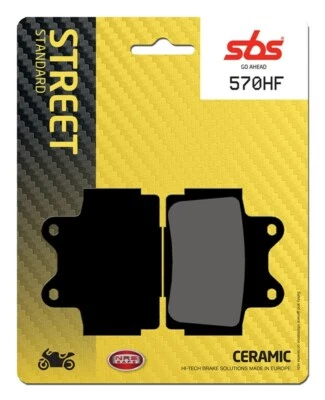 SBS 570HF FRONT BRAKE PADS YAMAHA SRX 600 1986-1987 - Image 1 of 4