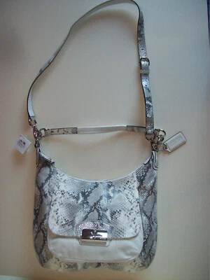 Coach NUEVO Bolso Bandolera Cuero Kristen PITÓN EN RELIEVE HOBO L1166-19323 Foto 1 de 4