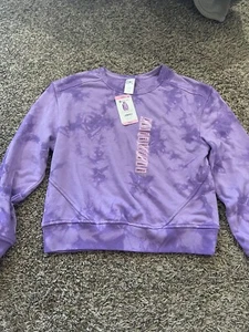 Member's Mark Women's French Terry Dropped Shoulder Tie Dye Sweatshirt Small - Picture 1 of 4