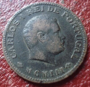 MCMII (1903) PORTUGUESE INDIA 1/4 TANGA WITH VG-FINE DETAIL - Picture 1 of 2