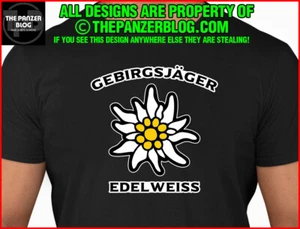 Camiseta Gebirgsjäger Edelweiss Segunda Guerra Mundial soldado de montaña alemán - Imagen 1 de 49