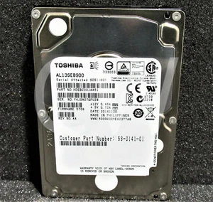 AL13SEB900 Toshiba HDEBC00JAA51 900GB 10K RPM 6Gb/s 2.5" SAS HDD Hard Drive - Picture 1 of 3