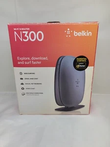 Belkin N300 Mbps 3-Port Gigabit Wireless N Router (F9K1002v3 - Picture 1 of 8
