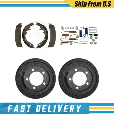 Подходит для Jeep CJ5 1974 1975-1977 годов выпуска задние барабаны тормозные колодки и комплект пружин оборудования - Изображение 1 из 4