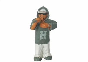 Homies figure urban vinyl Latino Hispanic rapper hip hop microphone gray hoodie - Picture 1 of 3