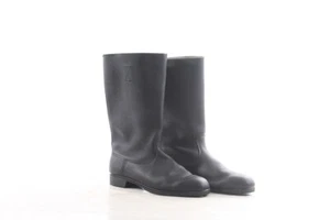 alte Stiefel Schaftstiefel Gr 31 EU 45 Stiefel schwarz Vintage - Picture 1 of 12