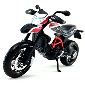 Colección de juguetes a escala 1:12 modelo fundido a presión de motocicleta Ducati Hypermotard sp - Imagen 1 de 12