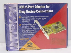 NEW Intek 21 USB 2-Port Adapter TK9909 for easy device connections - Picture 1 of 3