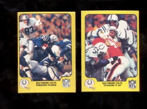 1978 Fleer Action Baltimore Colts Set LYDELL MITCHELL TED HENDRICKS - Picture 1 of 1