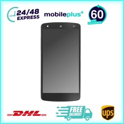 Display originale per LG Nexus 5 ACQ86661402 nero schermo LCD - Immagine 1 di 3