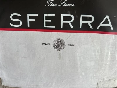 Sábana bajera de lino Sferra Cal King  Foto 1 de 3