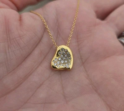 Vintage Tiffany Co Elsa Peretti Diamond Necklace - Image 1 of 4