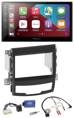 Pioneer USB Lenkrad DAB 2DIN Bluetooth Autoradio für SSangYong Korando mit Taste - Bild 1 von 4