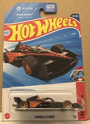 Hot Wheels Neom McLaren Track Aces 2025 4/5 Formula E GEN3 #194/250 negro Foto 1 de 2