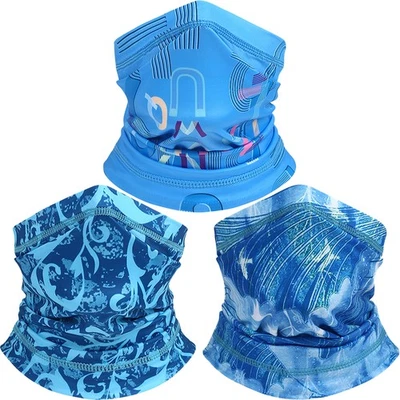 Neck Gaiter Cooling Breathable Face Mask UV Protection Print Scarf for Men Women Foto 1 de 4