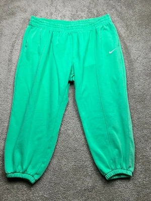 Pantalones Nike para mujer 3X verdes pantalones deportivos holgados sueltos logotipo adulto Foto 1 de 4