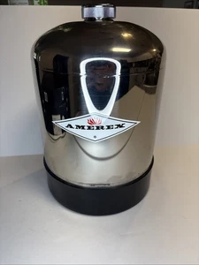 RARE AMEREX EXTINGUISHER STAINLESS STEEL COIN PIGGY BANK RARE - Picture 1 of 5