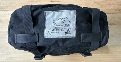 РЕДКИЙ винтажный комплект теней для велосипеда туристический трансформируемый задний багажник и пояс - Изображение 1 из 4