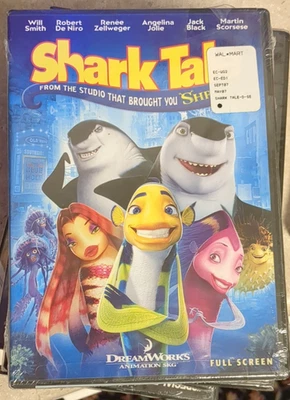 Shark Tale (DVD, 2004)  Full Screen PG  Minutes Dreamworks Animation New Sealed  - Image 1 of 3
