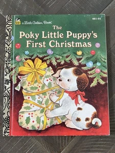 1995 Little Golden Book #461-01 The Poky Little Puppy's First Christmas c1993 - Picture 1 of 11