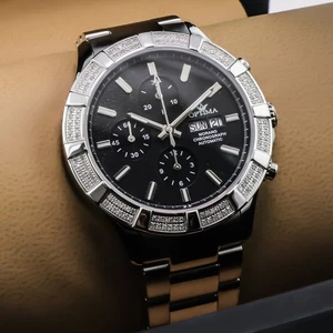 Orologio Optima 144 Diamanti 0,77 Carati - MORANO Diamond Valjoux Automatic - Foto 1 di 11