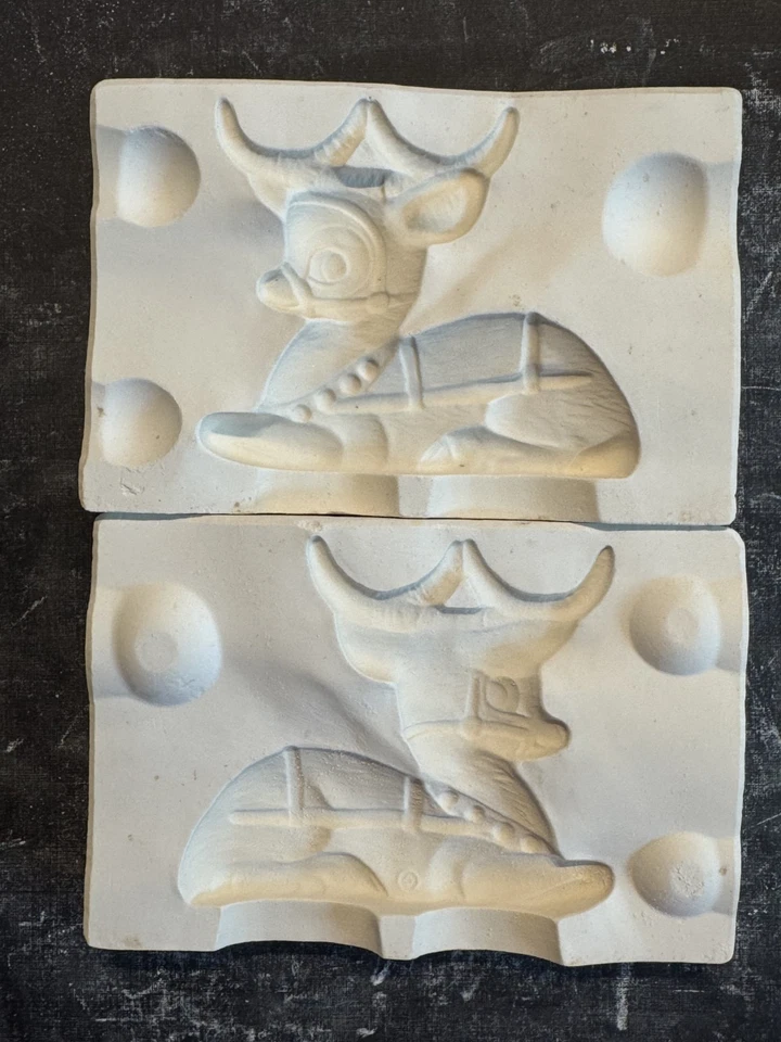 Molde de cerámica para fundición de renos colocados - Alberta Student - A133 Foto 1 de 1