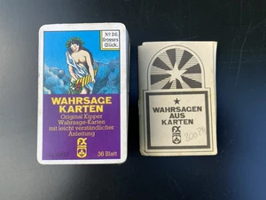 Wahrsage Karten - Original Kipper - mit 50-seitige Anleitung - um 1970 -komplett - Bild 1 von 14