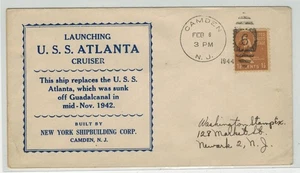 US NAVY CRUISER USS ATLANTA REPUESTO ORIGINAL HUNDIDO EN GUADALCANAL - Imagen 1 de 1